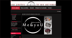 Desktop Screenshot of meandyoujewellery.com