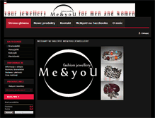 Tablet Screenshot of meandyoujewellery.com